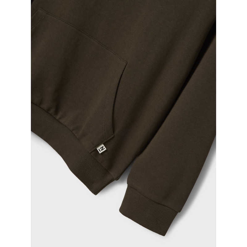 NAME IT KIDS Lanton Sweatshirt - Turkish Coffee