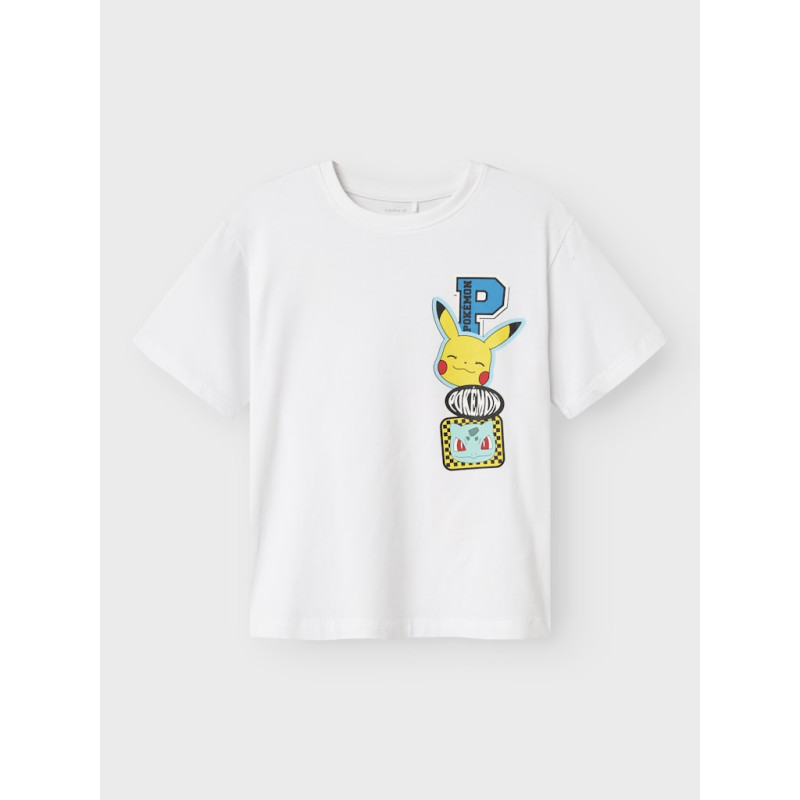 NAME IT KIDS Jeno Pokemon T-shirt - Bright White