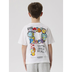 NAME IT KIDS Jeno Pokemon T-shirt - Bright White