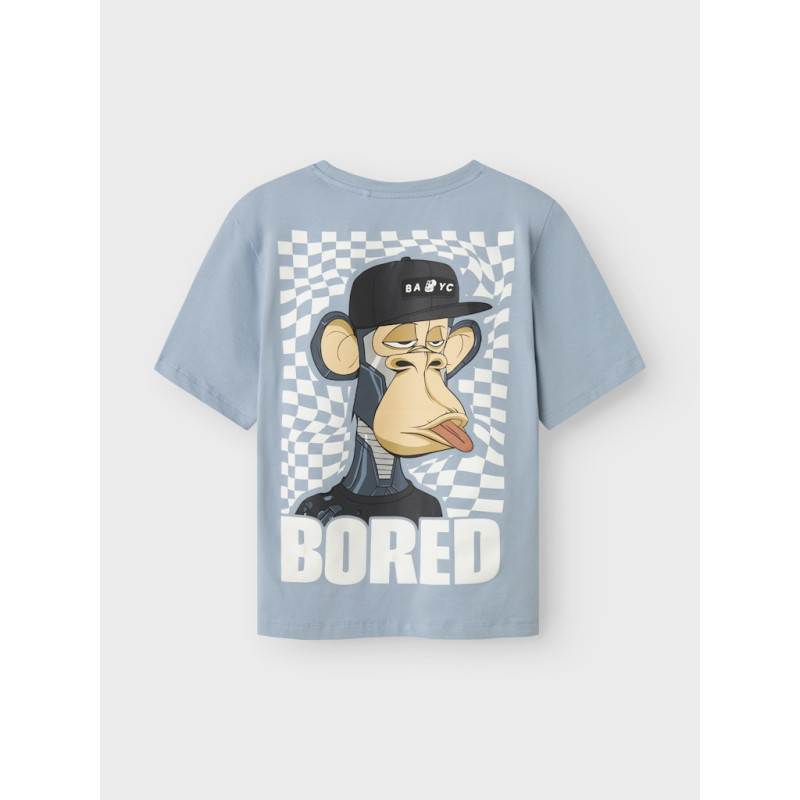 NAME IT KIDS Jase Bod T-shirt - Dusty Blue