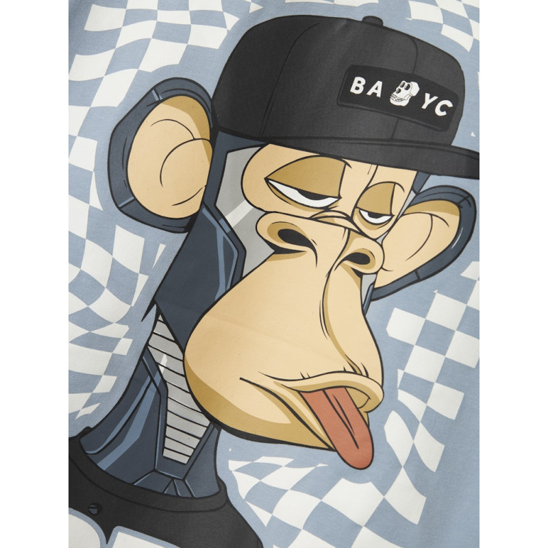 NAME IT KIDS Jase Bod T-shirt - Dusty Blue