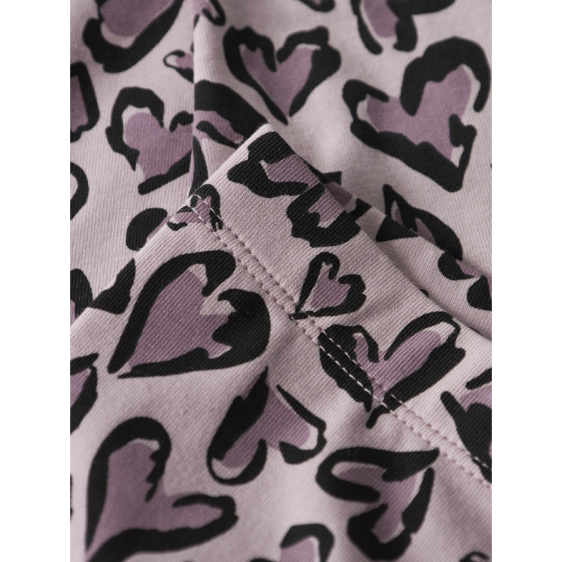 NAME IT MINI Jannina Stitch Leggings - Burnished Lilac