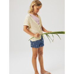 NAME IT Kids Rose Regular Denim Shorts - Medium Blue Denim