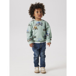 NAME IT MINI Ludvig Sweatshirt - Jadeite