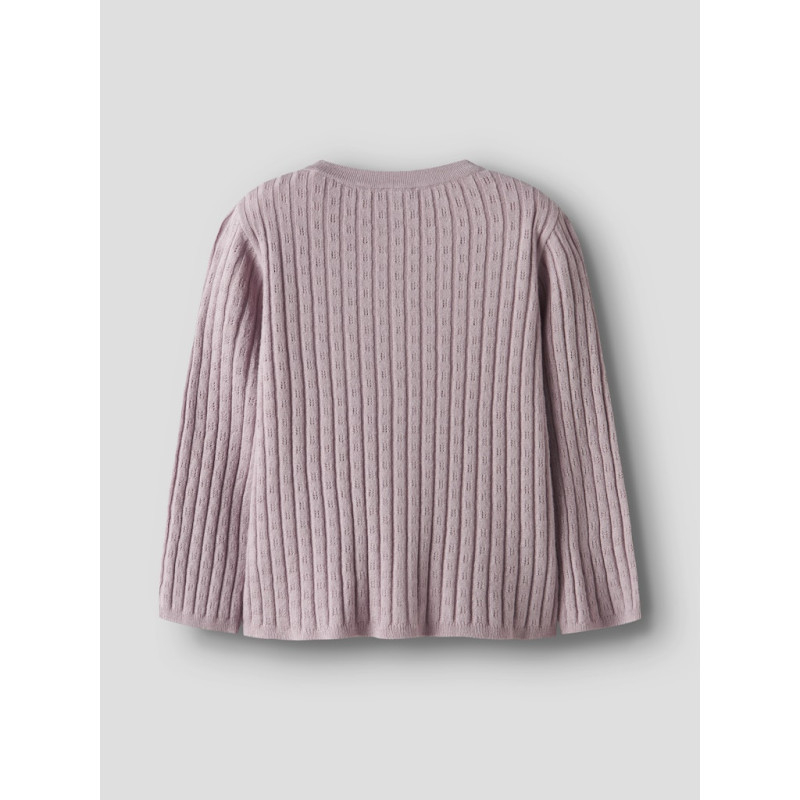 NAME IT BABY Kind Strik Cardigan - Burnished Lilac