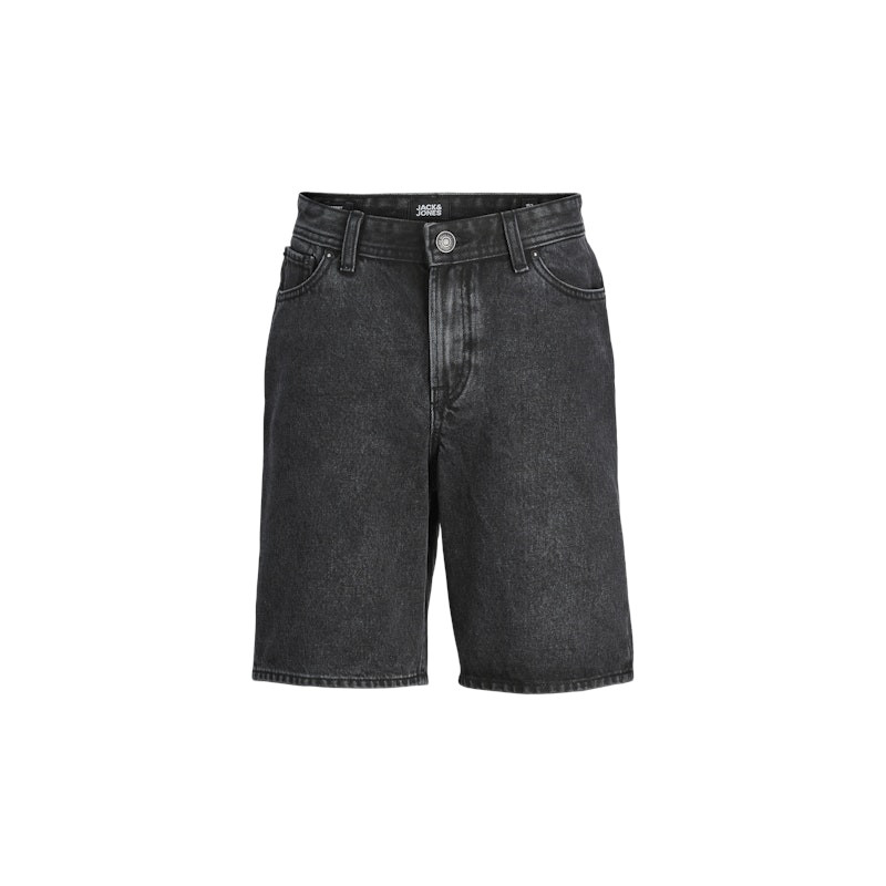 JACK&JONES  Junior Loose Fit Denim Tony Shorts - Black denim