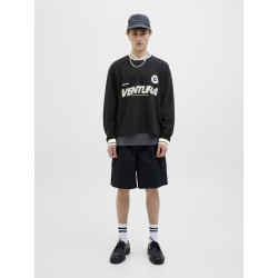 JACK & JONES CORE Horizon Sports Sweatshirt - Sort