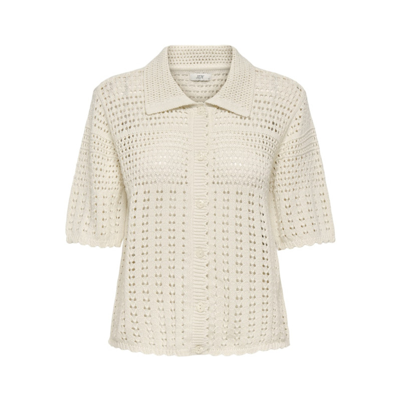 JDY Robin S/L Strik Cardigan - Birch