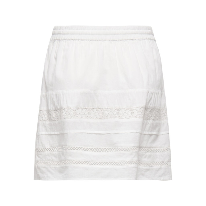 ONLY Lynden Kort Nederdel - Cloud Dancer