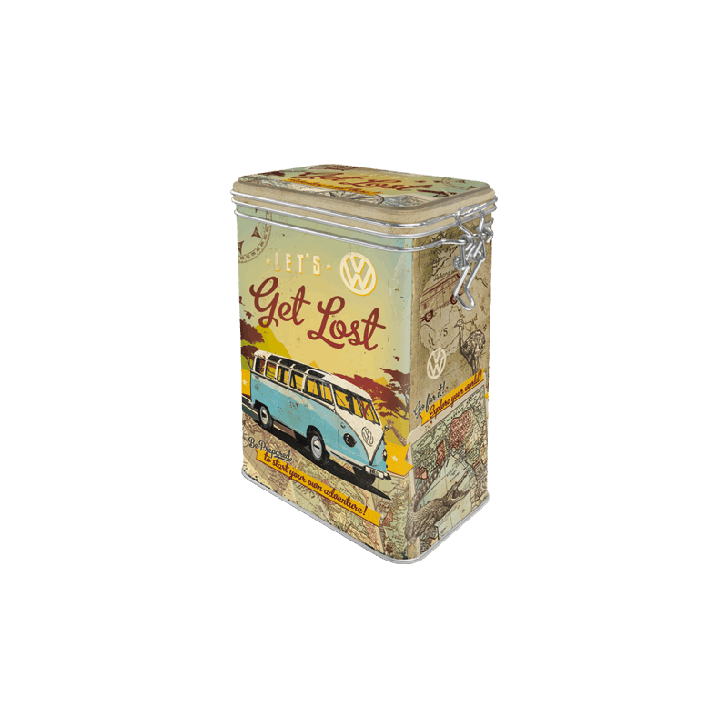 Metal Dåse Med Patentlåg – VW Bulli